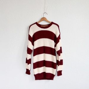 Vintage Knit Oversized Sweater Boyfriend Fit